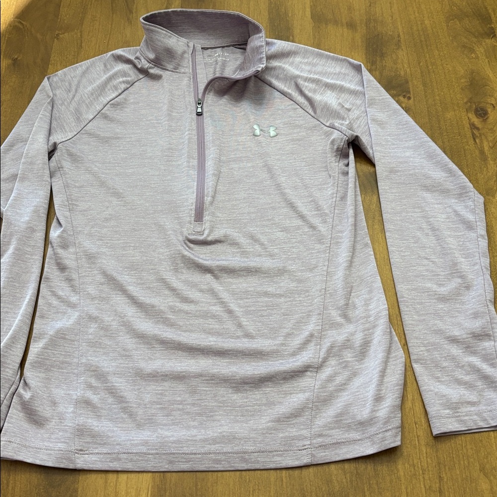 Under Armour Purple HeatGear Quarter-Zip